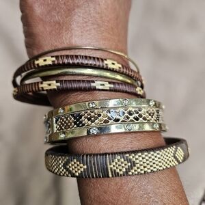 Vintage Assorted Tribal Bangle Bracelets